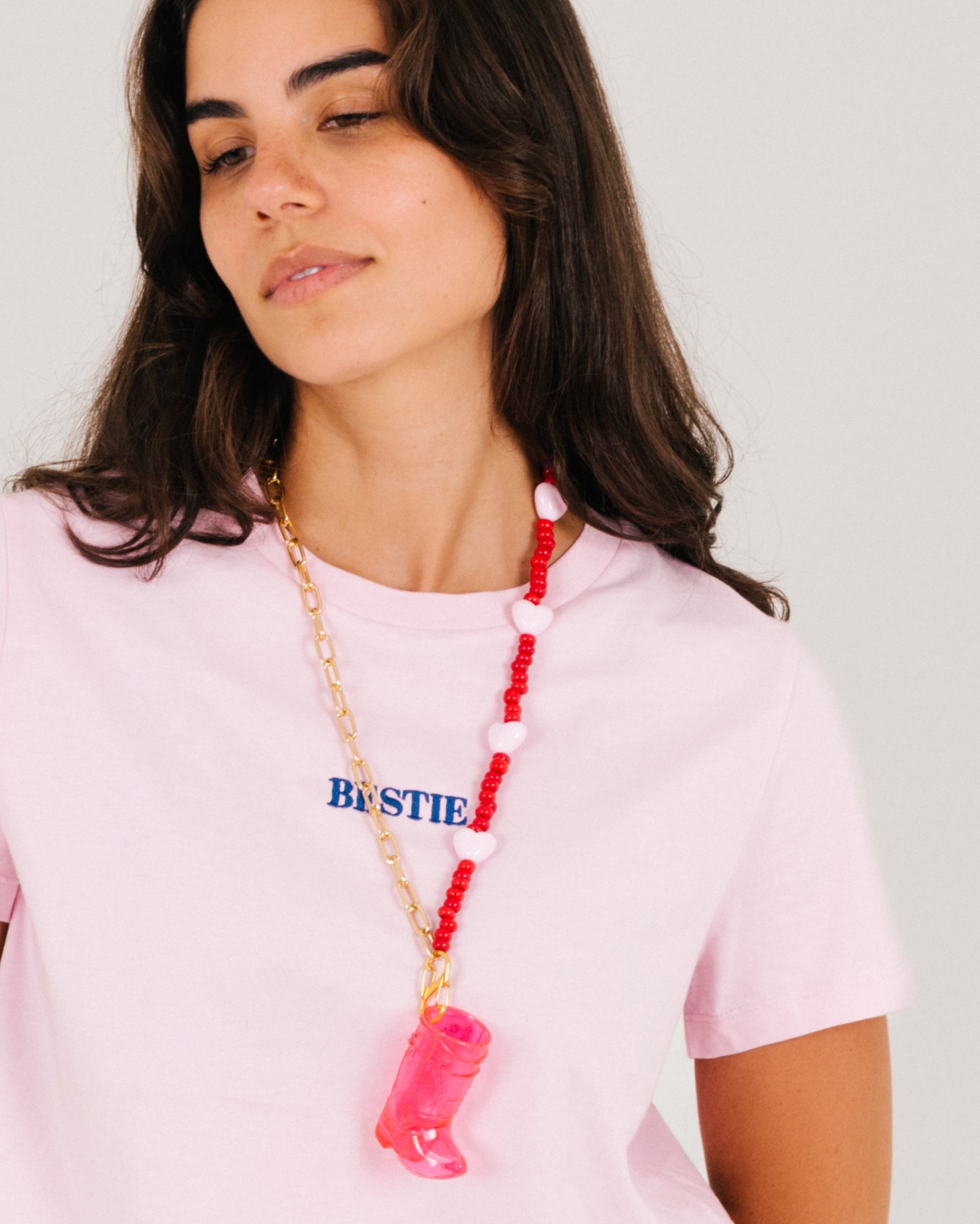 Cher necklace with shot glass - For the besties